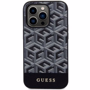 Guess GUHMP14LHGCFSEK iPhone 14 Pro suojakuori MagSafe GCUBE musta