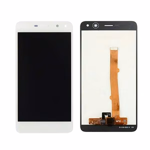 Puhelimen LCD-näyttö kosketuslasilla Huawei Y6 2017 (Nova Young) / Y5 2017 (Y5 III), valkoinen