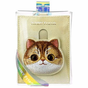 Nimmy Big Eyed Pet 2.0 Kissa Lompakko korttipidike - beige