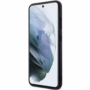 Karl Lagerfeld Saffiano Mono Metal Logo Suojakuori Samsung Galaxy S24:lle - musta