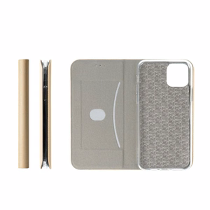 Flip-suojakuori Samsung A50 Sensitive Book kultainen