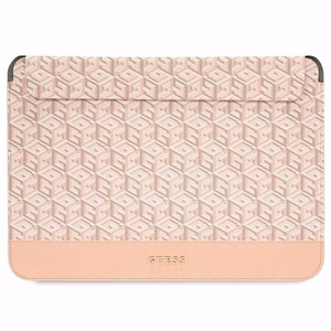 Guess GCube Stripes case for a 14" laptop - pink