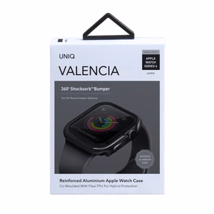 Uniq Valencia kotelo Apple Watch 4 / 5 / 6 / SE 40mm - harmaa - harmaa