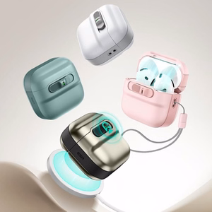 ESR Pulse Halolock MagSafe -kotelo AirPods 4 -kuulokkeille, musta
