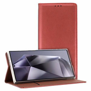 Smart Magneto Suojakuori Xiaomi Redmi Note 13 Pro Plus 5G:lle - viininpunainen