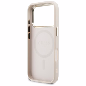 Guess Perforated 4G MagSafe Suojakuori iPhone 17 Pro:lle - Vaaleanpunainen