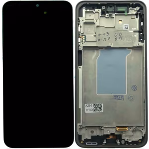 LCD screen Samsung A266 A26 5G with touch screen and frame original Black (service pack)