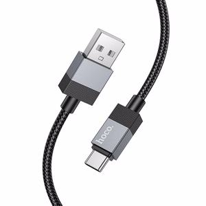 Kaapeli USB-A - USB-C Hoco 3A 1 m X110 musta