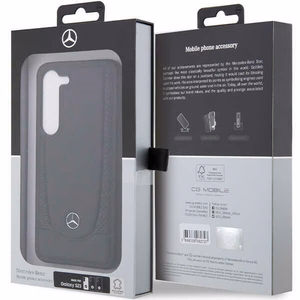 Mercedes Leather Urban Suojakuori Samsung Galaxy S23:lle - musta
