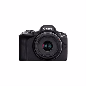 Canon EOS R50 Mirrorless Camera Body (SIP) Megapixel 24.2 MP Image stabilizer ISO sensitivity (max) 32000 Display diagonal 2.95 " Wi-Fi Video recording Automatic, manual CMOS Black