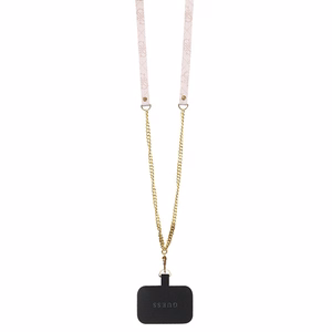 Guess GUHCP14LP4TDSCPP Suojakuori iPhone 14 Pro:lle - vaaleanpunainen Crossbody 4G Metal Logo
