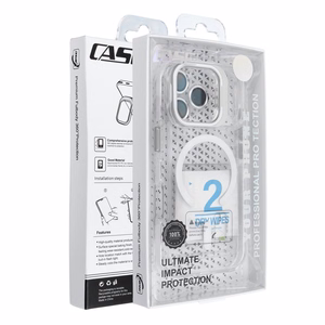 Suojakuori iPhone 16:lle Lens Mag Cover yhteensopiva MagSafen kanssa valkoinen