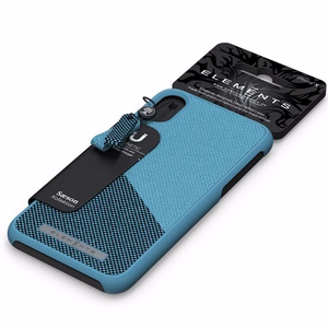 Nordic Elements Saeson Freja suojakuori laitteelle iPhone XR, petrolinsininen