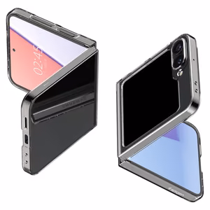 Spigen AirSkin case for Samsung Galaxy Z Flip6 / Z Flip7 FE, crystal clear