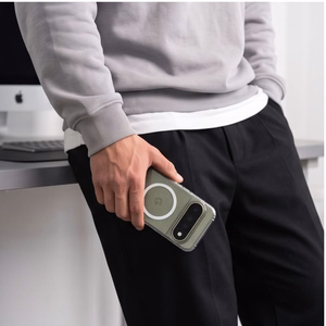 Tech-Protect FlexAir Hybrid MagSafe-suojakuori Google Pixel 9 Pro XL / 10 Pro XL / 11 Pro XL:lle – läpinäkyvä