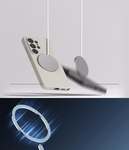 Ringke Silikoninen MagSafe Suojakuori Samsung Galaxy S26 Ultra:lle beige