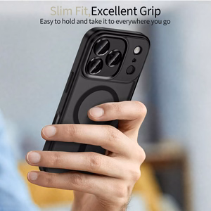 Tech-Protect MagCam MagSafe Suojakuori iPhone 17 Pro:lle - Matta Musta