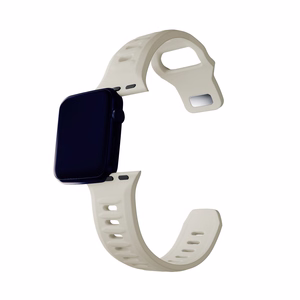 3mk-silikoniranneke Apple Watchille, 38/40/41/42 mm, Nude, pieni koko