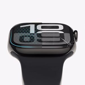 Tech-Protect Glass Flex+ Hybrid Glass 2-pack for Apple Watch 10 46mm - Black