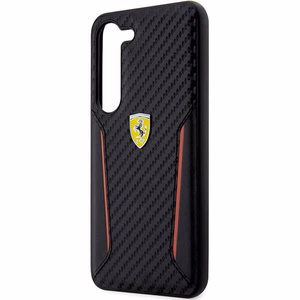 Ferrari FEHCS23MNPYK S23+ S916 musta/musta kovakuori Carbon Contrast Edges