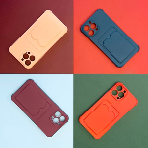 Kortti panssari asia pussi kansi Samsung Galaxy A32 4G kortti lompakko silikoni panssari kansi Air laukku punainen