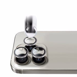 Tel Protect Titanium Lens 99% AR -läpinäkyvät karkaistut suojalasit Apple iPhone 18 Pro- ja iPhone 18 Pro Max -puhelinten kameralinsseille (3 kpl)