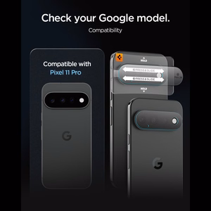 Spigen Optik Pro HD 2 kpl karkaistuja kameran linssinsuojuksia mallille Google Pixel 11 Pro