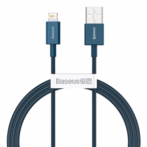 Baseus Superior USB - Lightning kaapeli 1 m 2,4A (sininen) CALYS-A03