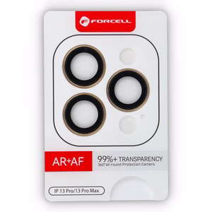 Tempered Glass Camera Lens for iPhone 13 PRO / 13 PRO MAX Forcell Premium gold