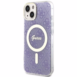 Guess GUHMP14SH4STU iPhone 14 6,1 violetti suojakuori Magsafe IML 4G