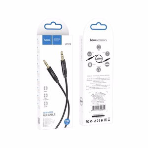 Cable AUX Jack 3,5 mm to Jack 3,5 mm Hoco 2 m UPA19 black