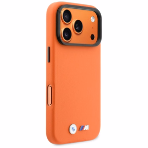 BMW M Metal Logo MagSafe suojakuori iPhone 17 Pro oranssi