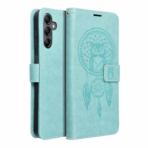 MEZZO Kirjasuojakuori Samsung A14 4G / A14 5G:lle dreamcatcher vihreä