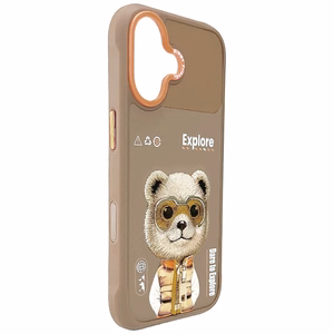Nimmy Cool&Cute 2.0 Bear -suojakuori iPhone 17 - beige
