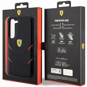Ferrari FEHCS23SPBAK S23 S911 musta/musta kovakuori Hot Stamp Lines