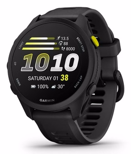 Garmin Forerunner 70 3.05 cm (1.2") AMOLED 43 mm digitaalinen 390 x 390 pikseliä kosketusnäyttö musta GPS (satelliitti)
