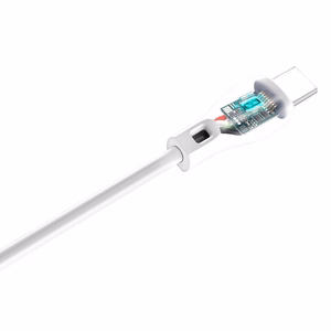 Dudao USB Type C 2.1A 1m valkoinen kaapeli (L4T 1m white)
