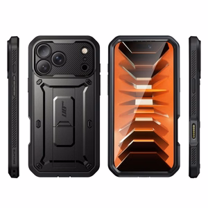 Supcase Unicorn Beetle Pro -suojakuori iPhone 18 Pro Max / 17 Pro Max – musta
