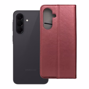SMART MAGNETO Book -suojakuori Samsung A37:lle viininpunainen
