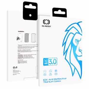 Karkaistu lasi Tel Protect 10X AR 3.0 AntiReflective Titanium Iphone 15 Pro