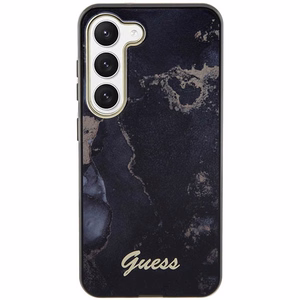 Guess GUHCS23MHTMRSK S23+ S916 musta/musta kovakuori Golden Marble Collection