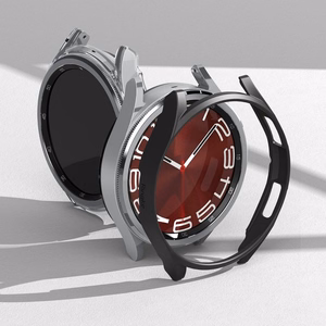 Ringke Slim 2-pack Suojakuori Samsung Galaxy Watch 6 Classic 43mm:lle - Musta ja Läpinäkyvä