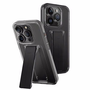 Uniq Heldro Mount kotelo jalustalla iPhone 15 Pro 6.1" savunharmaa