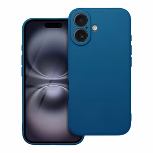 Matta sininen Suojakuori iPhone 16:lle