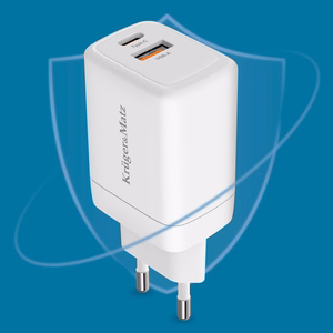Kruger&Matz 45 W GaN -verkkolaturi Power Delivery- ja Quick Charge -toiminnoilla