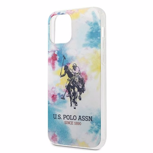US Polo USHCP12MPCUSML Tie & Dye Collection suojakuori laitteelle iPhone 12 / 12 Pro 6.1", monivärinen