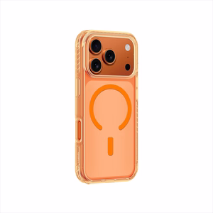 AmazingThing Titan Pro Suojakuori iPhone 17 Pro Max -puhelimelle yhteensopiva MagSafen kanssa - oranssi