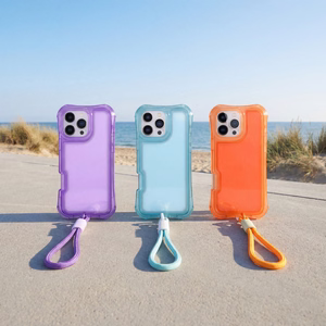 Safepop suojakuori hihnalla iPhone 11 oranssi
