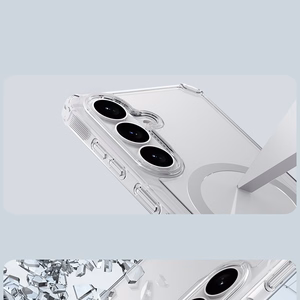 Nillkin Nature TPU Pro MagSafe yhteensopiva suojakuori Samsung Galaxy S26:lle valkoinen