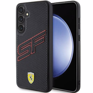 Ferrari Big SF perforoitu suojakuori Samsung Galaxy S24:lle - musta